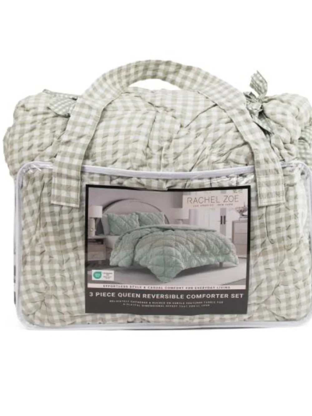 Rachel Zoe Gingham Comforter Set
